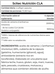 CLA 1600MG Scitec Nutrition 60 Cápsulas. 2