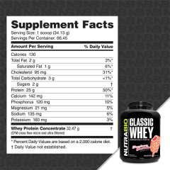 Classic Whey Nutrabio 5 lb (2.2 kg) – 68 porciones 9
