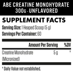 Creatina ABE Applied Nutrition 300 g – 60 porciones 1