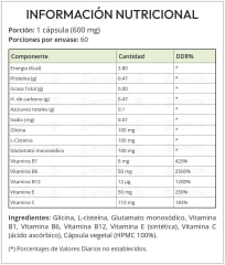 Hepatoforte 600MG Grizzly Bear 60 Cápsulas. 2