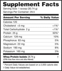 Whey Protein Isolate Nutrabio 2 lb (907 g) – 30 porciones 7