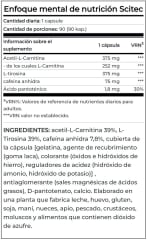 Mental Focus Scitec Nutrition 90 Capsulas. 2