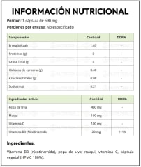 Nad + Resveratrol 590MG Grizzly Bear 60 Servicios. 2