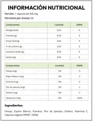 Reduce Water Grizzly Bear 60 Capsulas. 3
