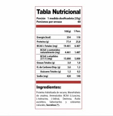 Beef Pro-Win Winkler Nutrition 4 lb (1.8 kg) – 60 porciones 2