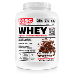 Whey Protein Basic Supplement 5 lb (2.2 kg) – 64 porciones 0