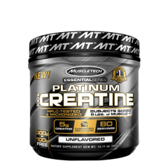 100% Creatina Platinum Muscletech 80 Servicios. 0