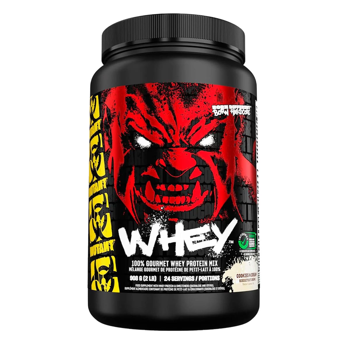 Whey Gourmet Protein Mutant 2 lb (900 g) – 24 porciones3