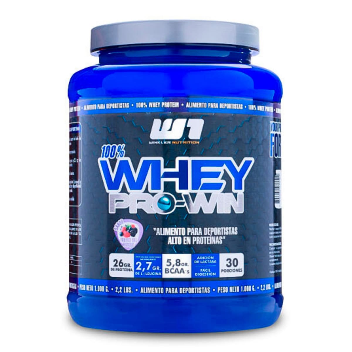 Whey Pro Win Winkler Nutrition 2.2 lb (1 kg) – 30 porciones1