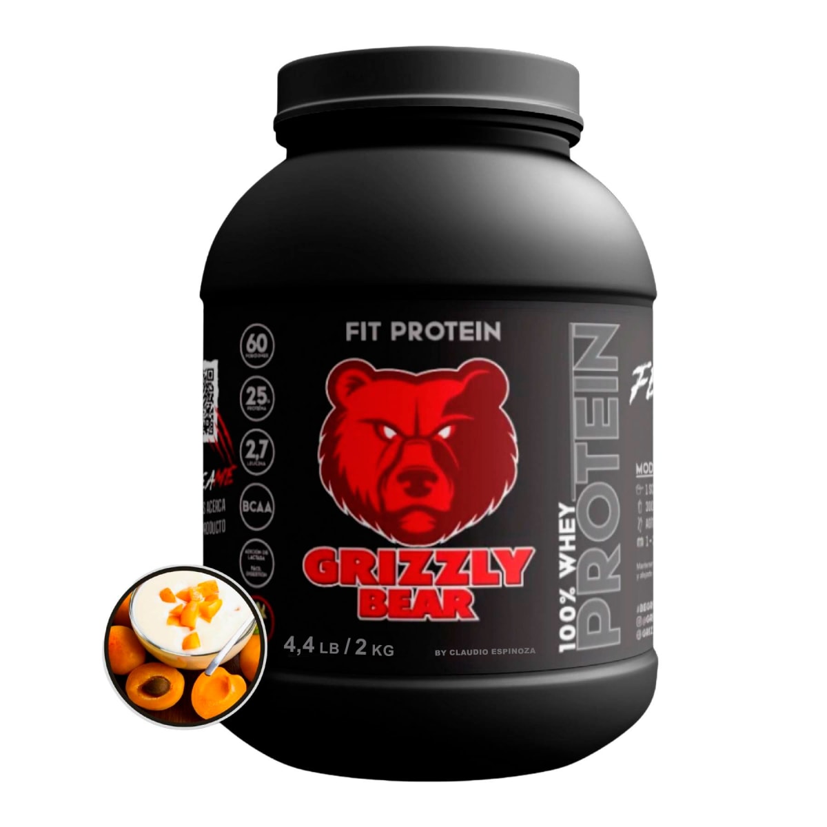 Proteína Fit Protein Grizzly Bear 4.4 lb (2 kg) – 60 porciones 12
