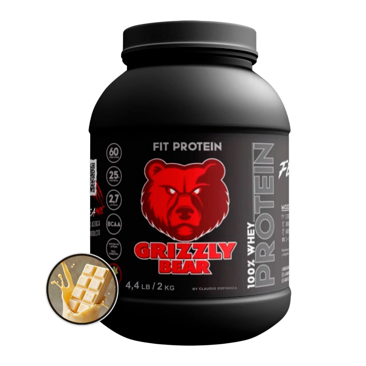 Proteína Fit Protein Grizzly Bear 4.4 lb (2 kg) – 60 porciones 11