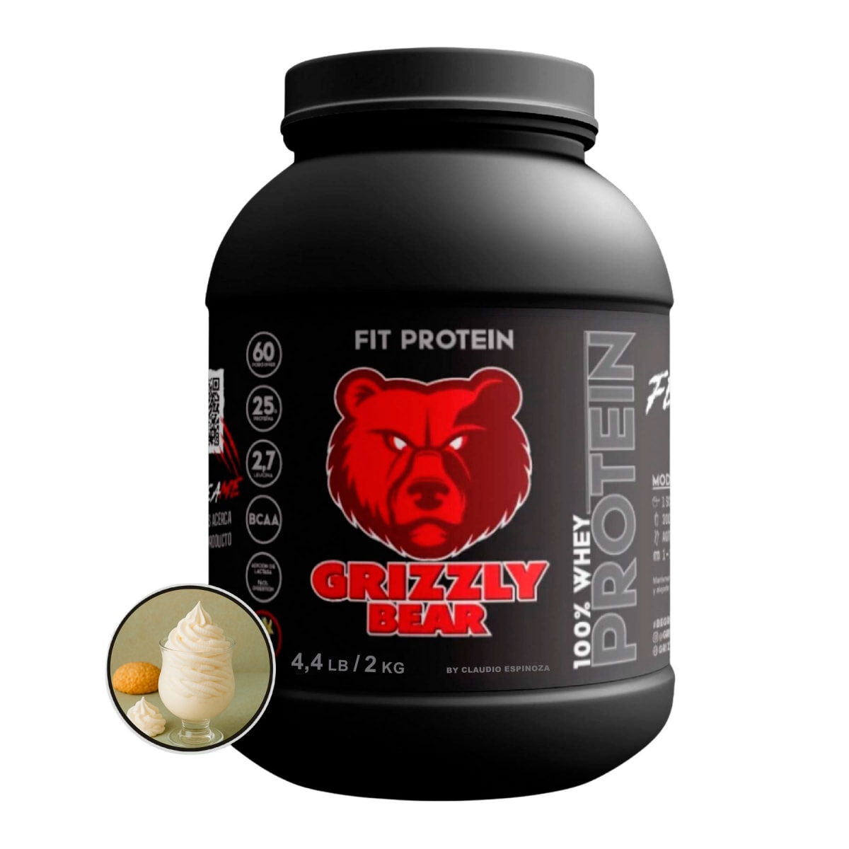 Proteína Fit Protein Grizzly Bear 4.4 lb (2 kg) – 60 porciones18