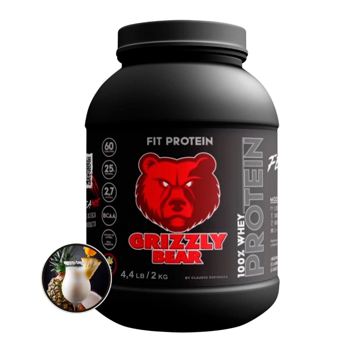 Proteína Fit Protein Grizzly Bear 4.4 lb (2 kg) – 60 porciones14