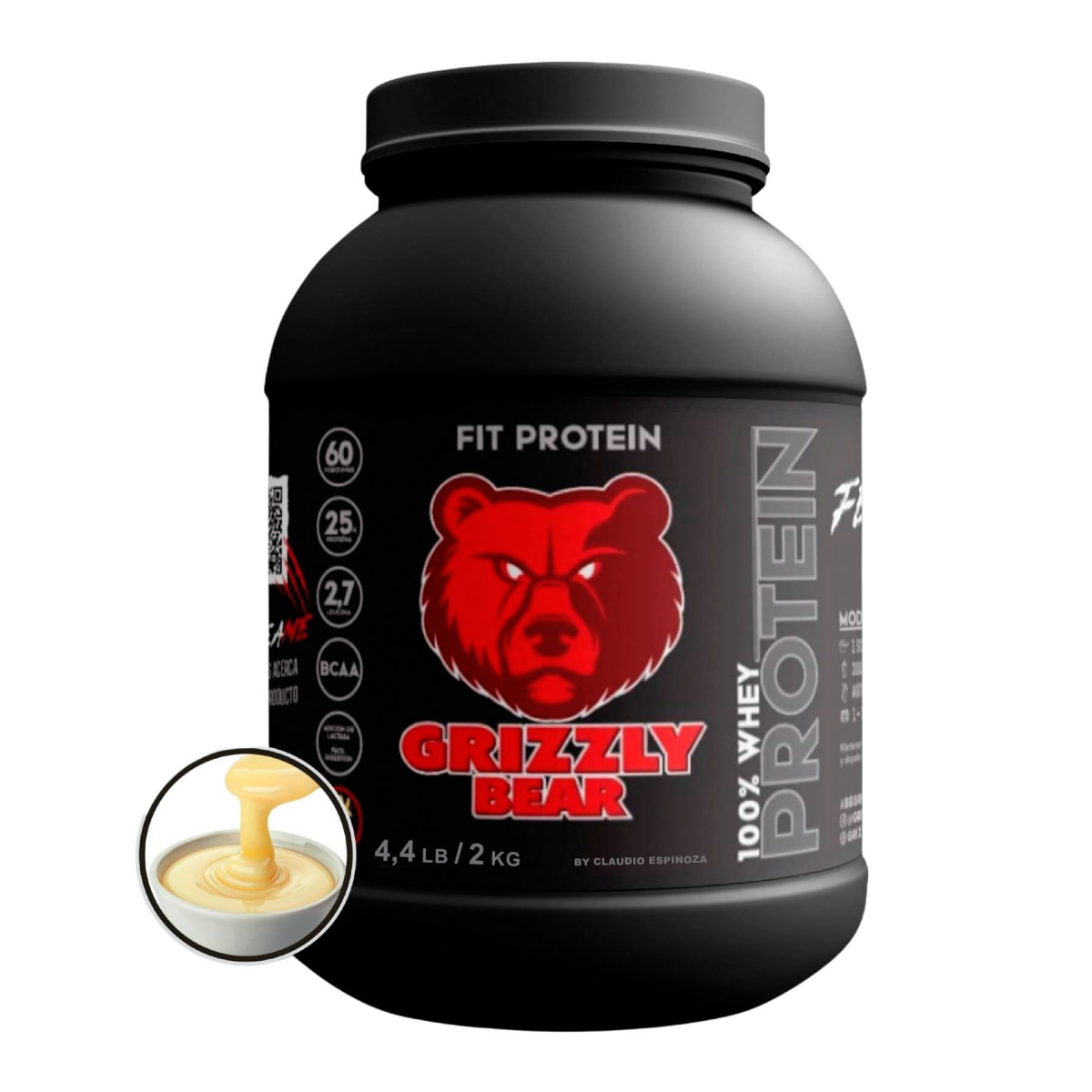 Proteína Fit Protein Grizzly Bear 4.4 lb (2 kg) – 60 porciones13