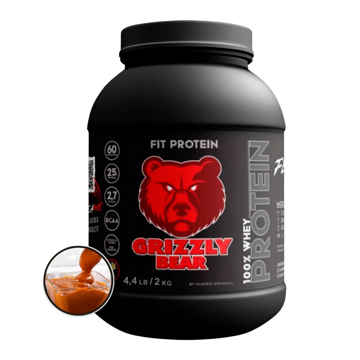 Proteína Fit Protein Grizzly Bear 4.4 lb (2 kg) – 60 porciones7