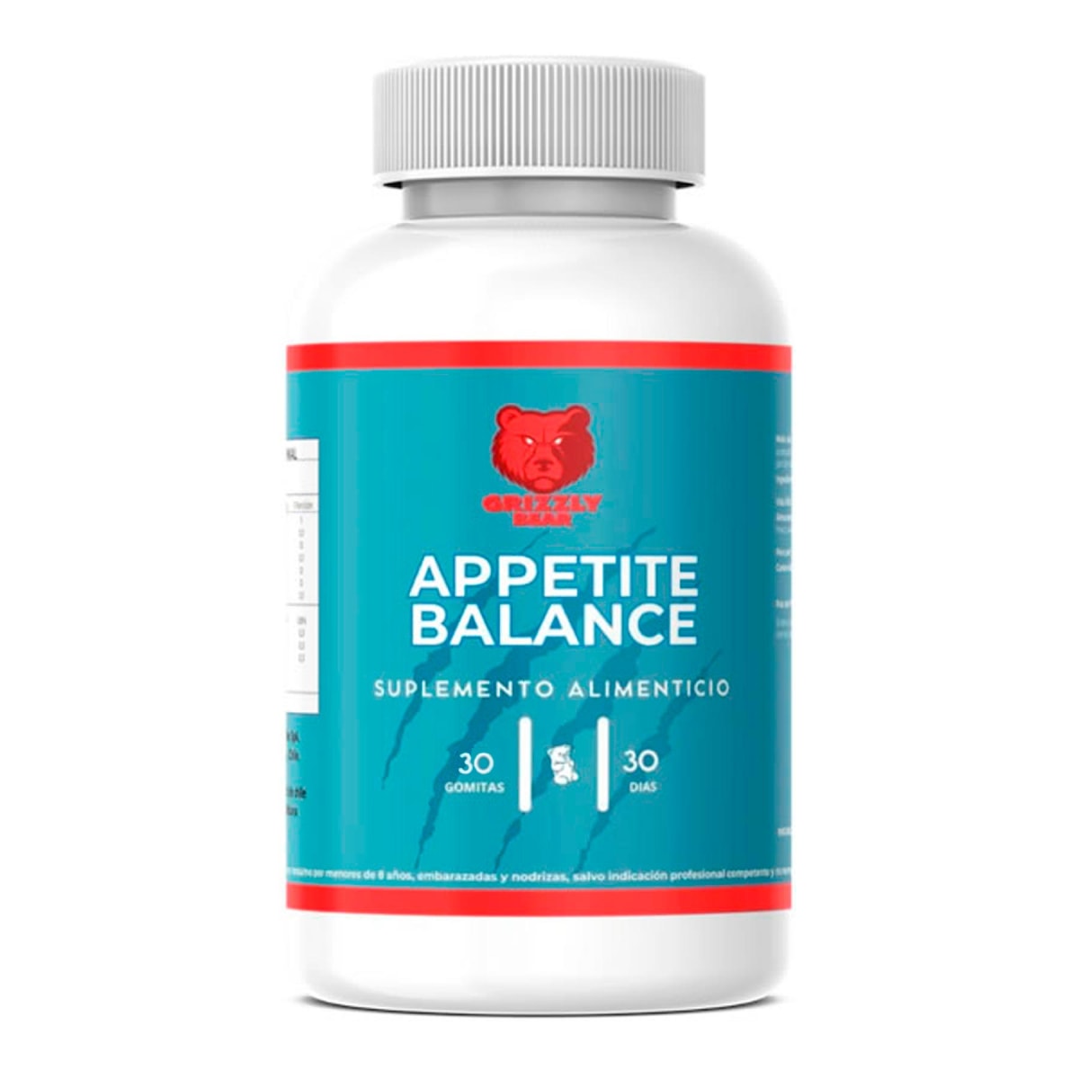 Appetite Balance Grizzly Bear 30 Gomitas.1