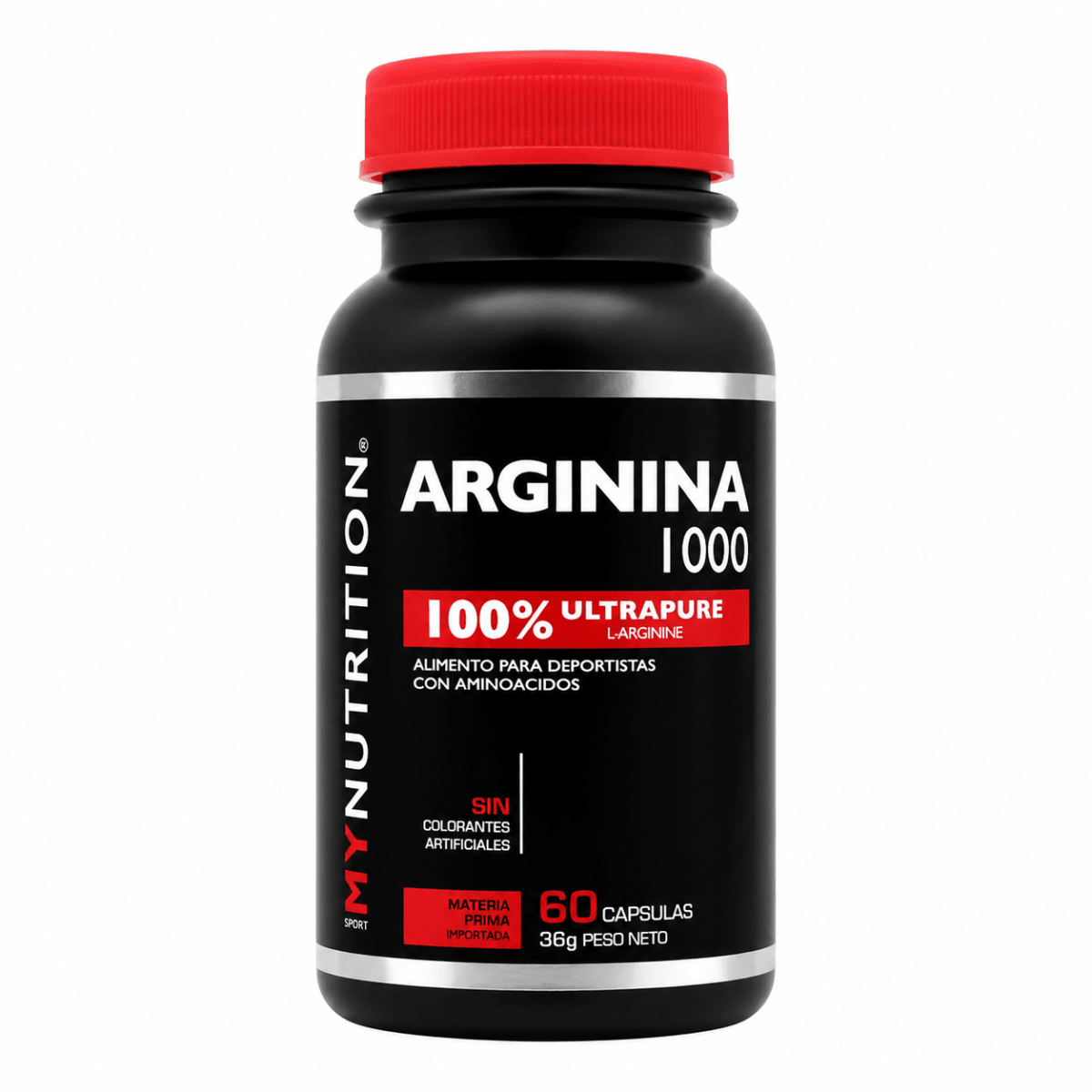 Arginina 1000MG My Nutrition  60 Cápsulas.1