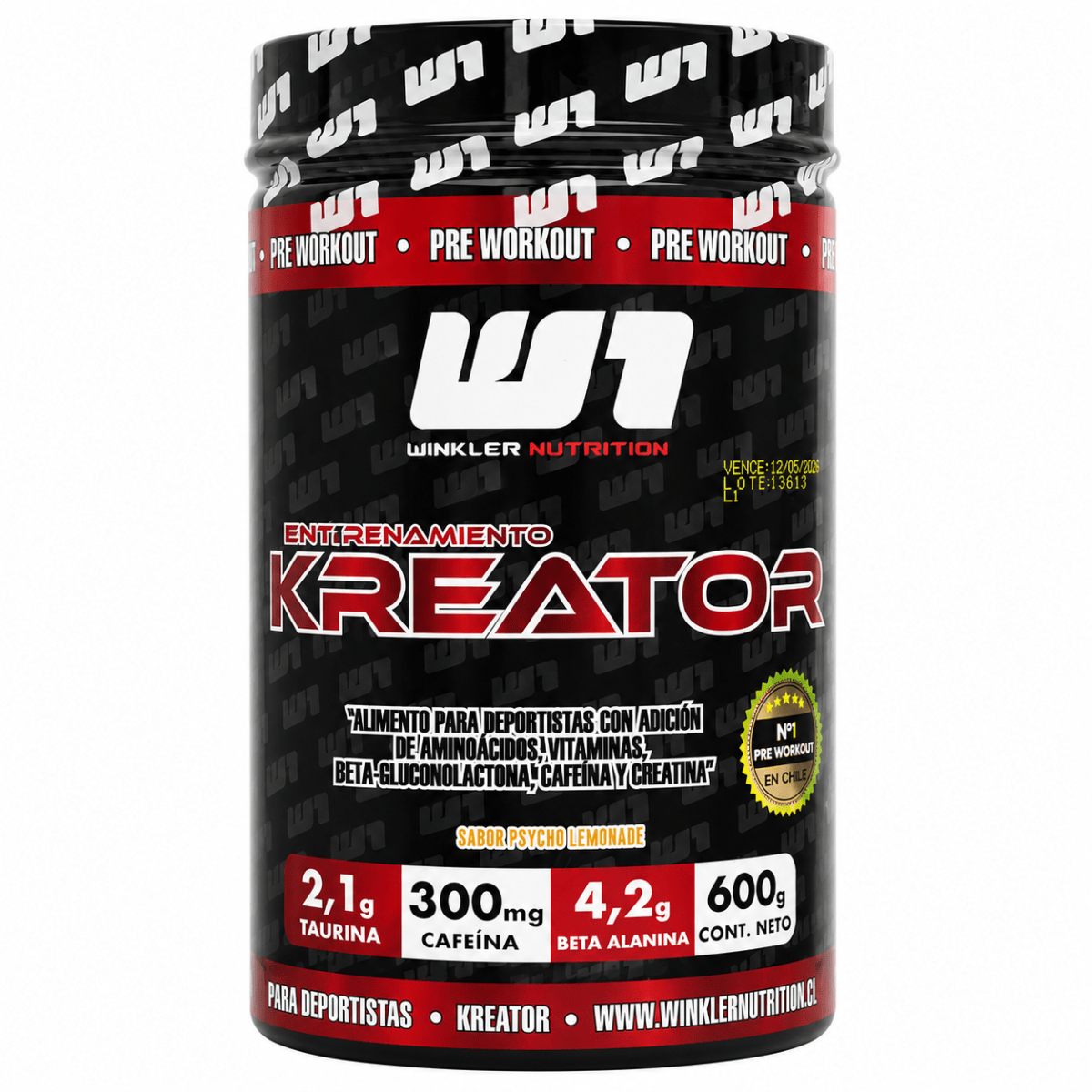 Kreator Pre Entrenamiento Winkler Nutrition – 30 porciones1