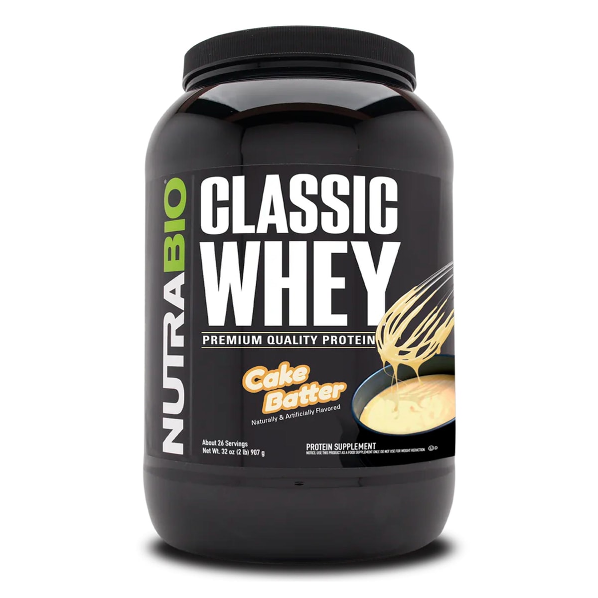 Classic Whey Nutrabio 2 lb (900 g) – 26 porciones3