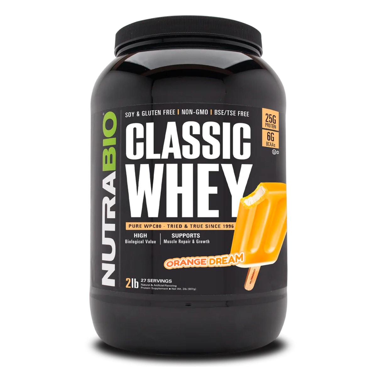 Classic Whey Nutrabio 2 lb (900 g) – 26 porciones4