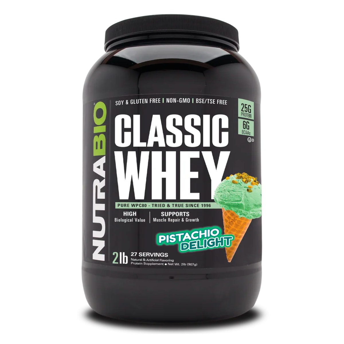 Classic Whey Nutrabio 2 lb (900 g) – 26 porciones2