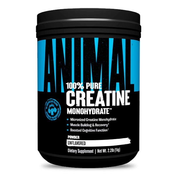 Creatina Monohidratada Animal 1000 g – 200 Porciones1