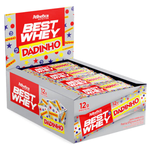 Caja 12 Barras Best Whey Atlhetica Nutrition 12G. 4