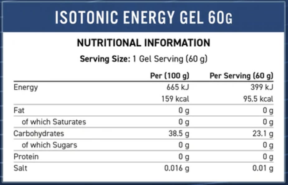 Isotonic Energy Gel Endurance Applied Nutrition 60 Gramos. 5