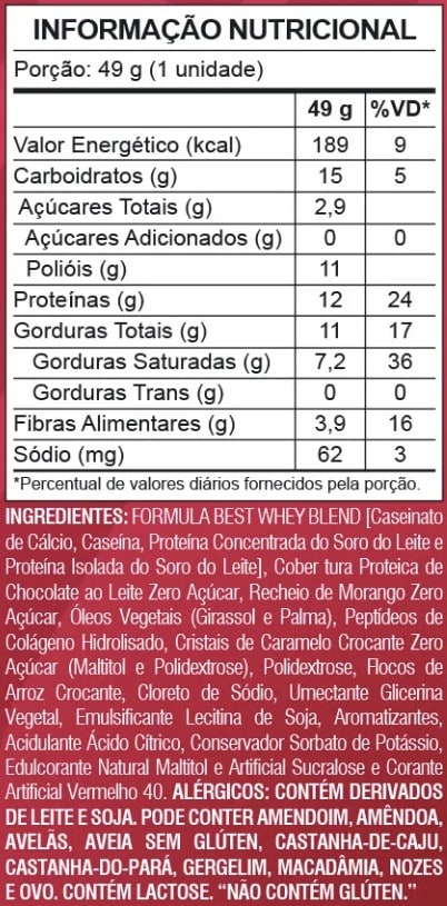 Caja 12 Barras Best Whey Atlhetica Nutrition 12G de Proteína 49G C/U.8
