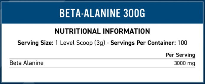 Beta Alanina 3000MG Applied Nutrition 100 Servicios. 2