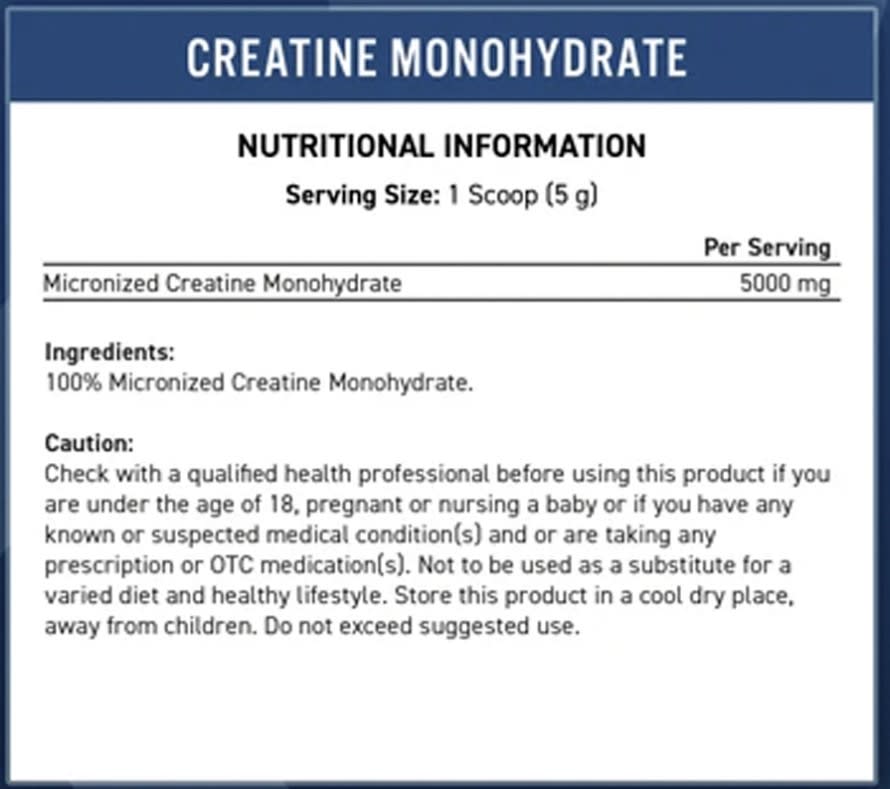 Creatina Micronizada Applied Nutrition 100 Servicios.2