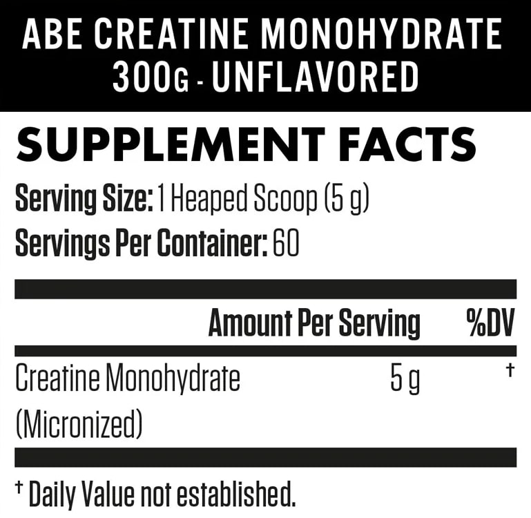 Creatina ABE Applied Nutrition 300 g – 60 porciones 1