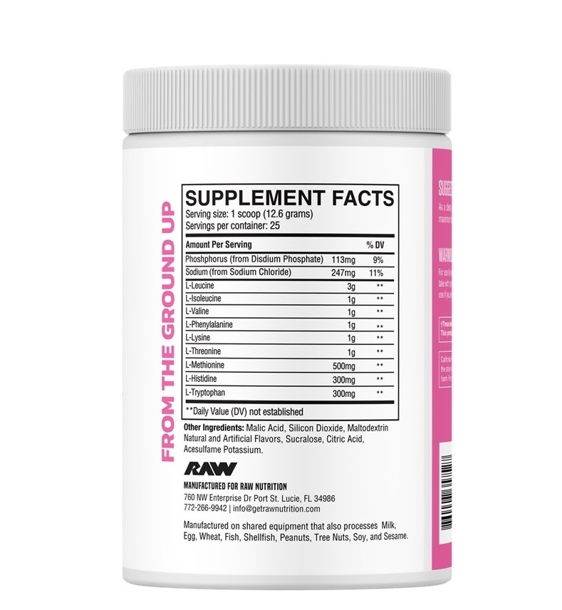 EAA RAW Nutrition 25 Servicios. 4