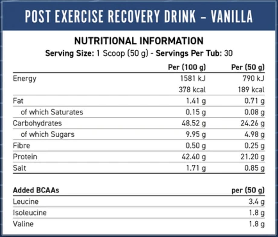 Endurance Recovery Applied Nutrition 1.5 KG 30 Serv. 4