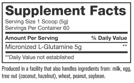 Glutamina Micronizada Mutant 60 Servicios.2