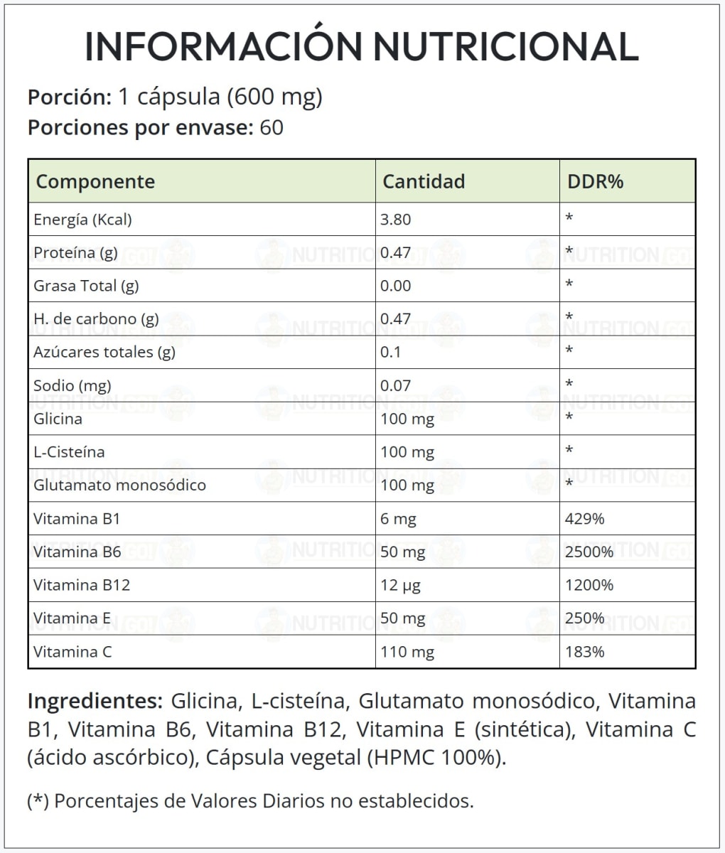 Hepatoforte 600MG Grizzly Bear 60 Cápsulas. 2