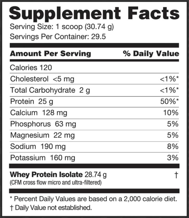 Whey Protein Isolate Nutrabio 2 lb (907 g) – 30 porciones7