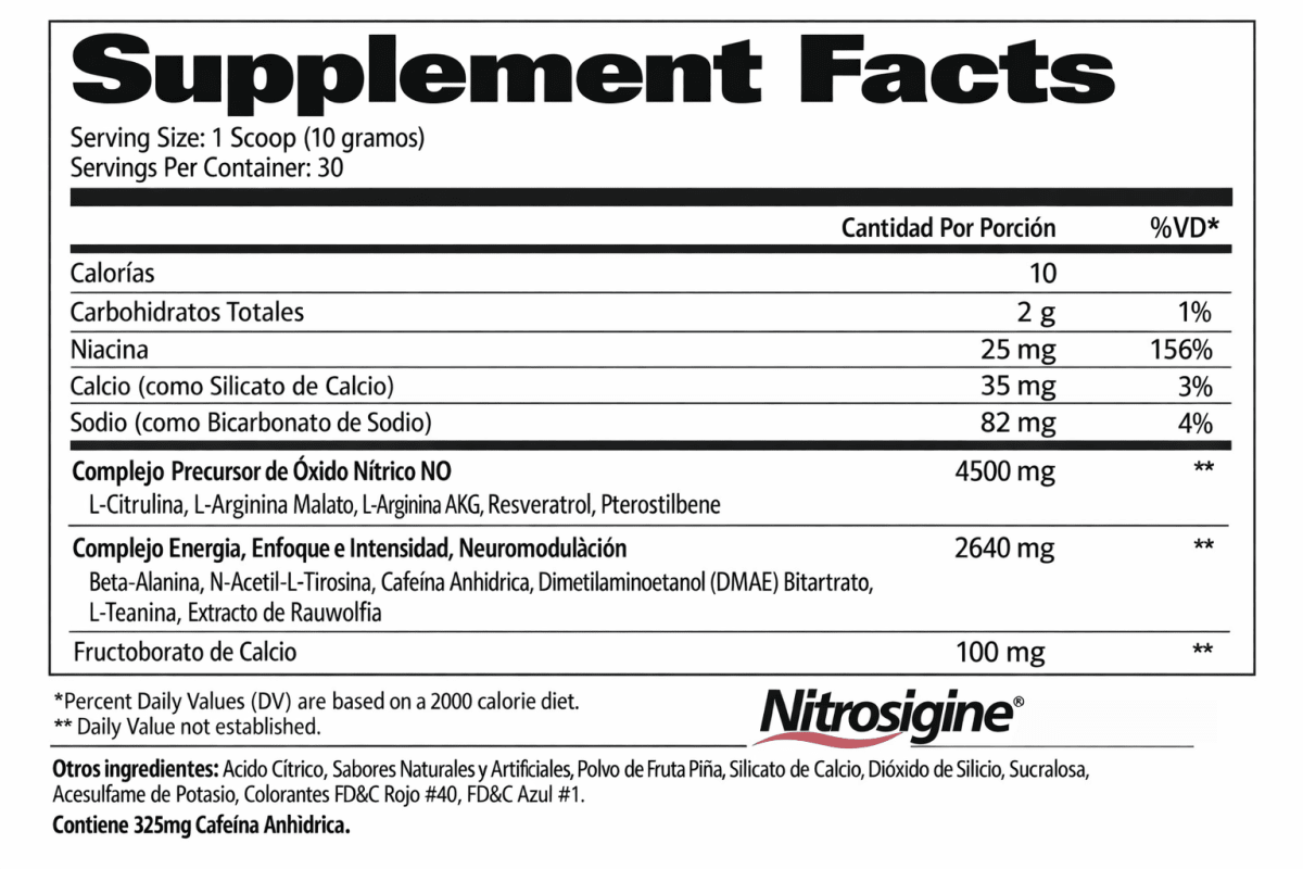 Nitraflex Testosterona Gat Sport – 30 porciones3