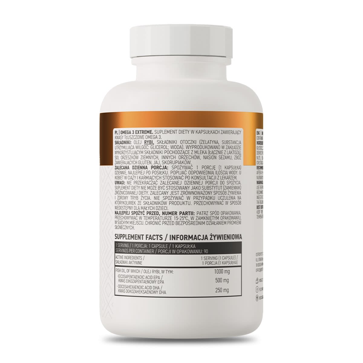 Omega 3 Extreme 750MG Ostrovit 90 Capsulas. 2