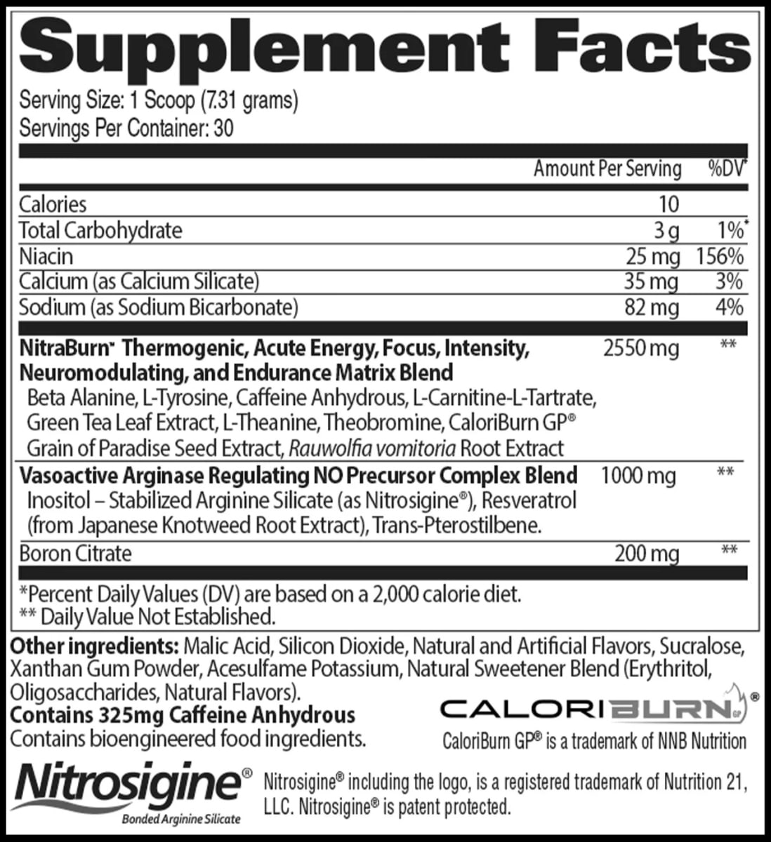 Nitraflex Burn Gat Sport – 30 porciones3