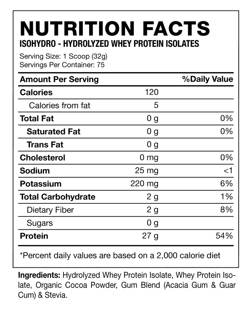 ISO Hydro Hexacore 5.3 lb (2.4 kg) – 75 porciones3