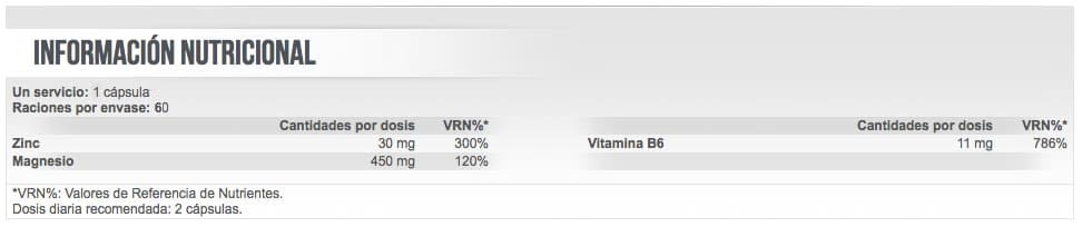 ZMA 491MG Scitec Nutrition 60 Cápsulas.2