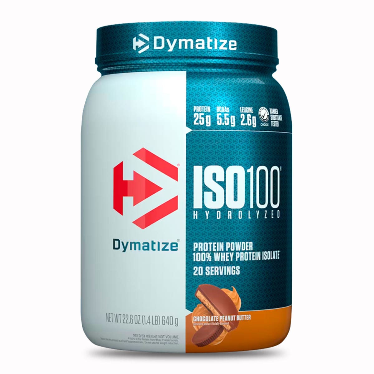 ISO 100 Hidrolizada Dymatize 1.4 lb (630 g) – 20 porciones2