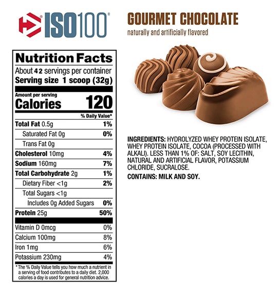ISO 100 Hidrolizada Dymatize 3 lb (1.4 kg) – 42 porciones 4