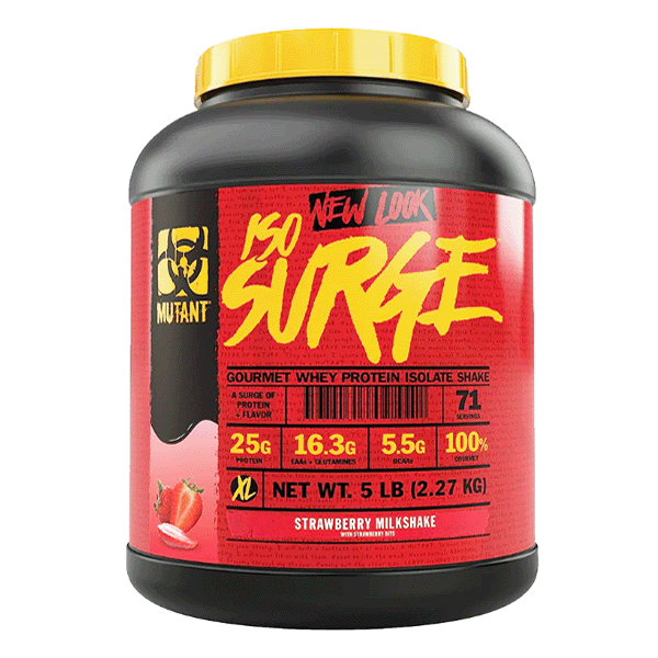 Proteína Mutant Iso Surge 5 lb (2.2 kg) – 71 porciones3