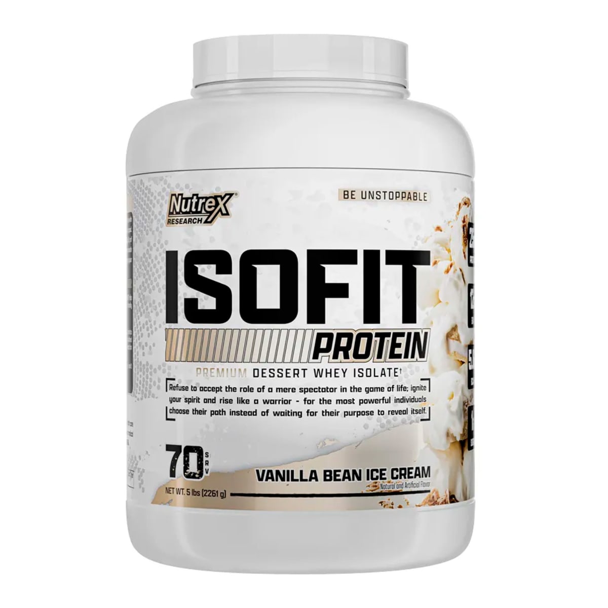 Isofit Protein Nutrex 5 lb (2.3 kg) – 70 porciones3