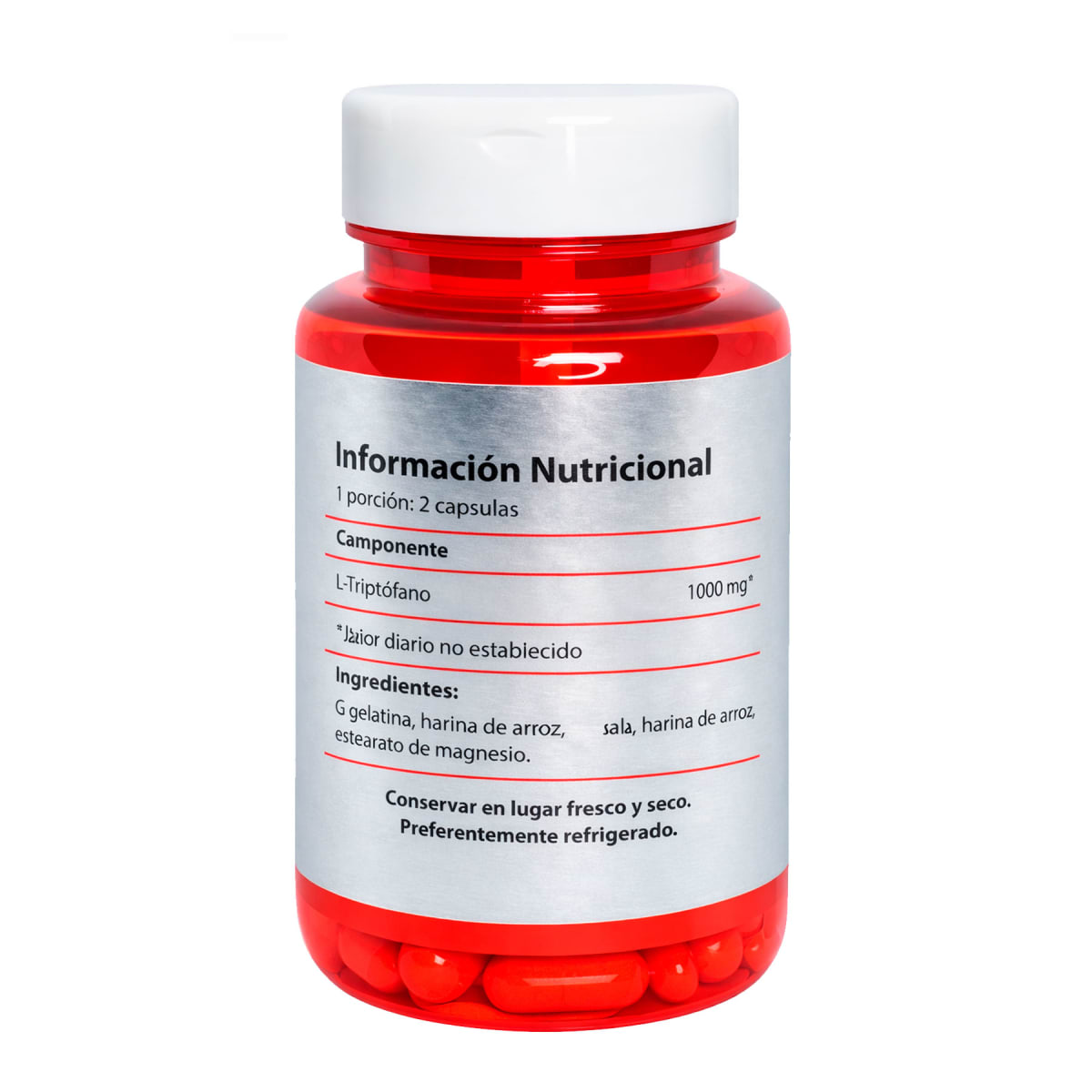 L-triptofano 500MG Pharma Naturals – 60 porciones2