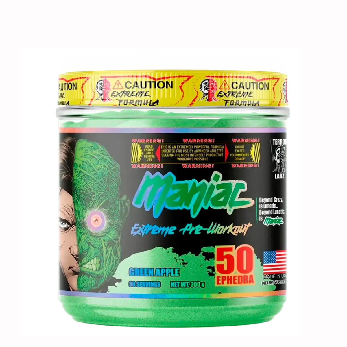 Maniac Extreme Pre Workout 30 Servicios.2