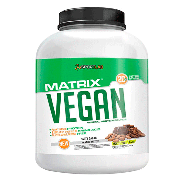 Matrix Vegan Proteína Vegana 5 lb (2.2 kg) – 84 porciones2