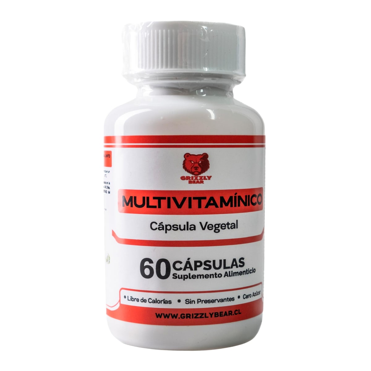 Multivitamínico 620MG Grizzly Bear 60 Servicios.